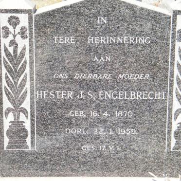 ENGELBRECHT Hester J.S 1870-1959