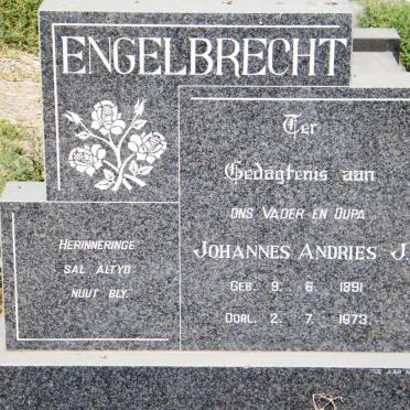 ENGELBRECHT Johannes Andries J. 1891-1973