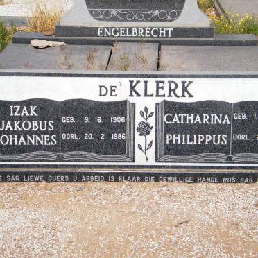 KLERK Izak Jakobus Johannes, de 1906-1986 &amp; Catharina Philippus 1902-1986