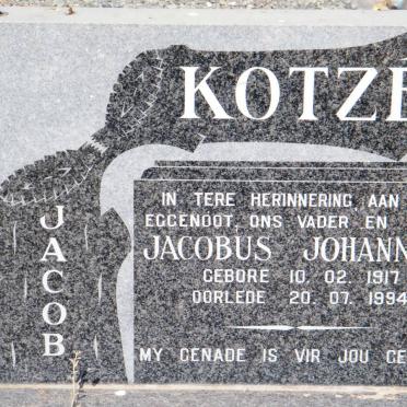 KOTZÉ Jacobus Johannes 1917-1994