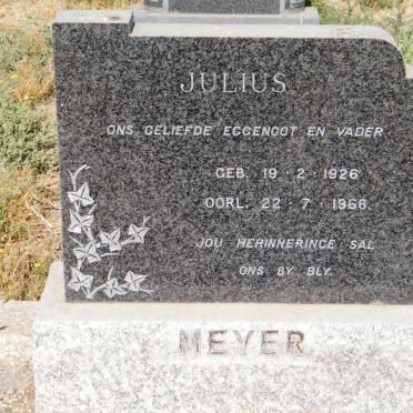 MEYER Julius 1926-1966