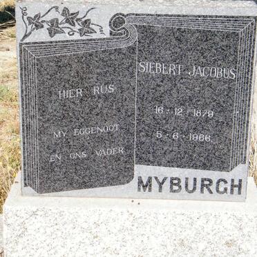MYBURGH Siebert Jacobus 1879-1966