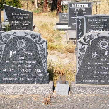 NEL Willem Petrus 1884-1967 &amp; Anna Louisa A. CLARENCE 1891-1976