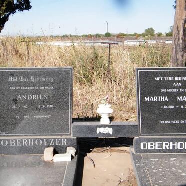 OBERHOLZER Andries 1910-1970 :: OBERHOLZER Martha Magdalena 1910-1972