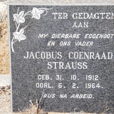 STRAUSS Jacobus Coenraad 1912-1964