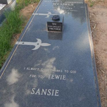 WESSELS Mattheus Johannes 1927-1987