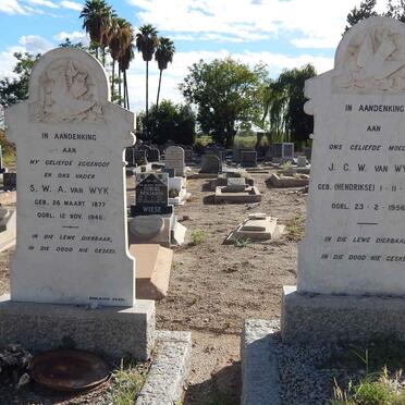 WYK S.W.A., van 1877-1946 &amp; J.C.W. HENDRIKSE 1892-1956