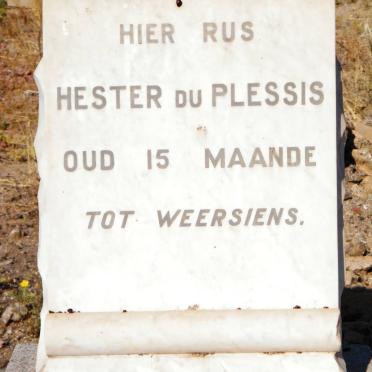PLESSIS Hester, du