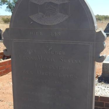 LOGRENBERG Gesina Maria Susana nee OBERHOLSTER 188?