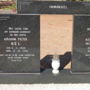 NEL Abraham Pieter 1924-1976 &amp; Alida Ben-Oni VAN ZYL 1929-2003