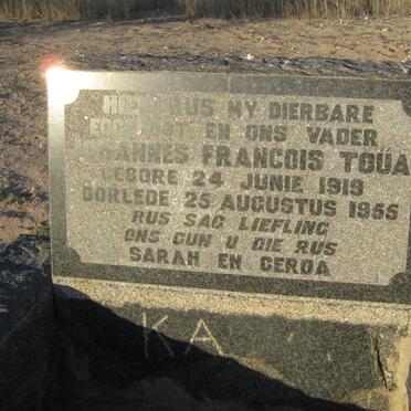 TOUA Johannes Francois 1919-1955