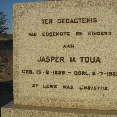 TOUA Jasper M. 1889-1962