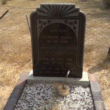 HEEVER Johannes Marthinus, v.d. 1898-1965