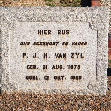 ZYL P.J.H., van 1873-1950