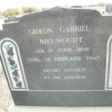 NIEUWOUDT Gideon Gabriel 1898-1960