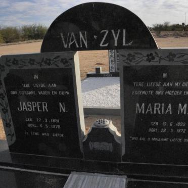 ZYL Jasper N., van 1891-1978 &amp; Maria M.E. 1899-1972
