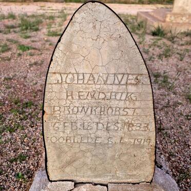 BRONKHORST Johannes Hendrik 1883-1919