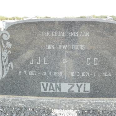 ZYL J.J.L., van 1867-1959 &amp; C.C. 1871-1958