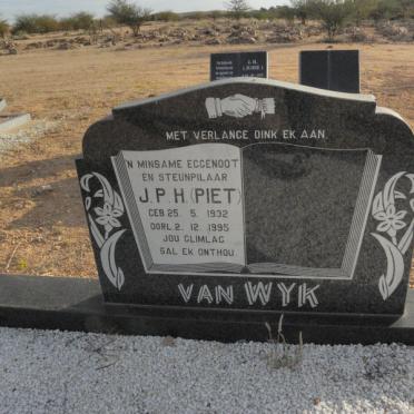 WYK J.P.H., van 1932-1995