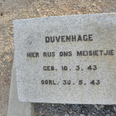 DUVENHAGE 1943-1943