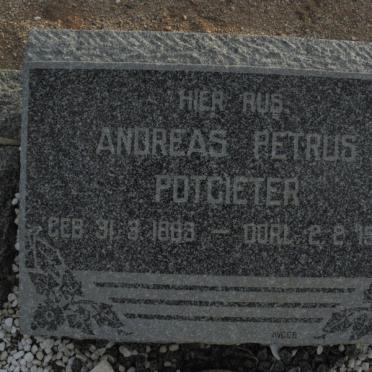 POTGIETER Andreas Petrus 1883-1962