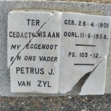 ZYL Petrus J., van 1901-1958