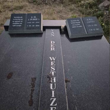 WESTHUIZEN J.H., van der 1932-2010 & H.M.L. 1934-2013_1
