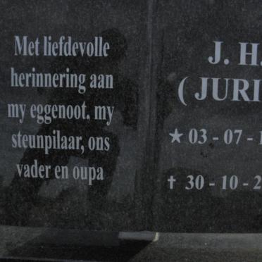 WESTHUIZEN J.H., van der 1932-2010