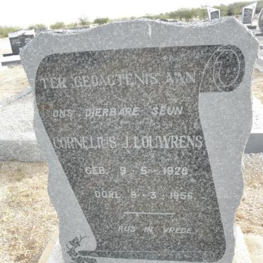 LOUWRENS Cornelius J. 1928-1956
