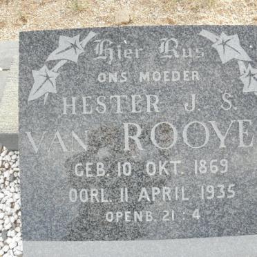 ROOYEN Hester J.S., van 1869-1935