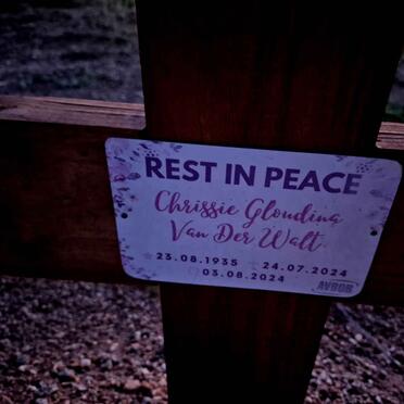 WALT Chrissie Gloudina, van der 1935-2024