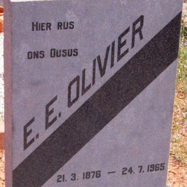 OLIVIER E.E. 1876-1965