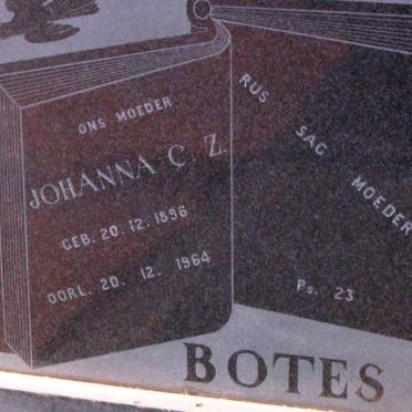 BOTES Johanna C.Z. 1896-1964