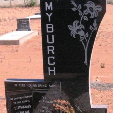 MYBURGH Stephanus Besienie 1938-1976