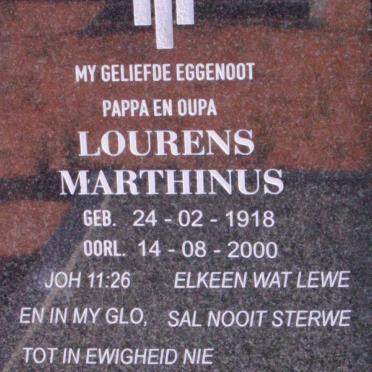 BENADE Louwrens Marthinus 1918-2000 &amp; Albertha Petronella BURGER 1926-1985