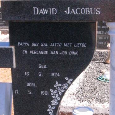 ESTERHUYSEN Dawid Jacobus 1924-1981