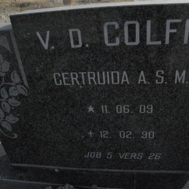 COLFF Adriaan M., v.d. 1909-1979 &amp; Gertruida A.S.M. 1909-1990