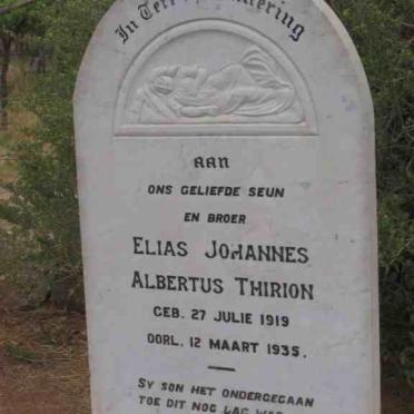 THIRION Elias Johannes Albertus 1919-1935