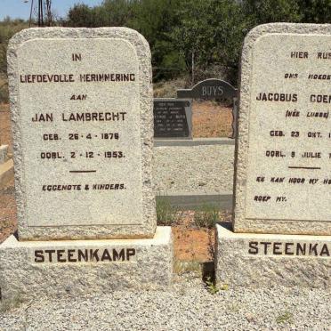 STEENKAMP Jan Lambrecht 1876-1953 &amp; Jacobus Coenraad LUBBE 1874-1956