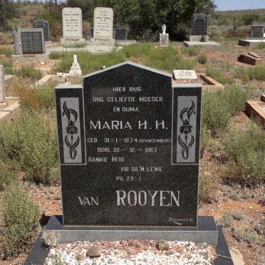 ROOYEN Maria H.H., van nee SPANGENBERG 1874-1967