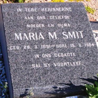 SMIT Maria M. 1891-1984