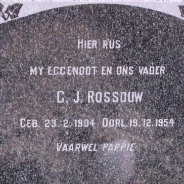 ROSSOUW C.J. 1904-1954