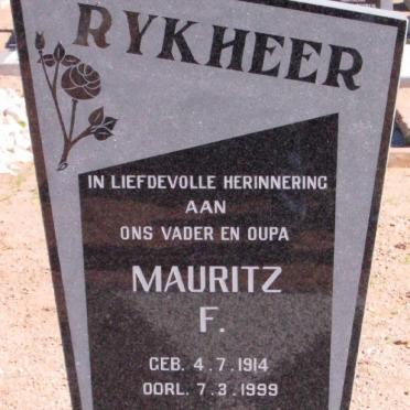 RYKHEER Mauritz F. 1914-1999