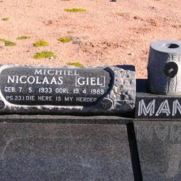 MANS Michiel Nicolaas 1933-1989
