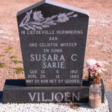 VILJOEN Susara C. 1912-1989