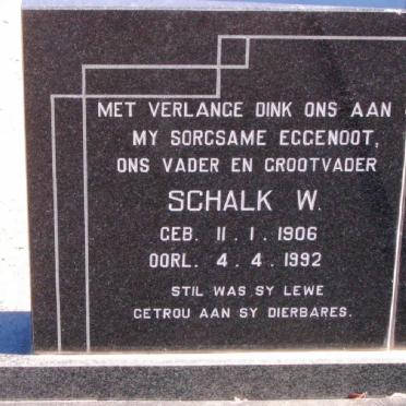 LOUW Schalk W. 1906-1992 &amp; Johanna G.S. nee BOSHOFF 1899-1981