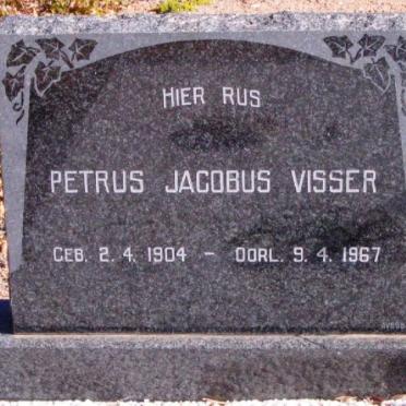 VISSER Petrus Jacobus 1904-1967 &amp; Judith Johanna VAN HEERDEN 1924-1994