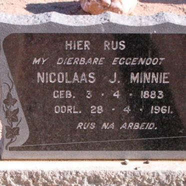 MINNIE Nicolaas J. 1883-1961