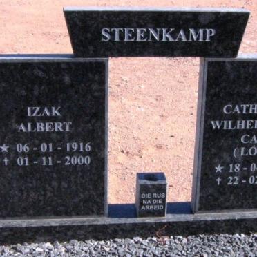 STEENKAMP Izak albert 1916-2000 &amp; Catharina Wilhelmina LOTZ 1920-2001