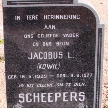 SCHEEPERS Jocobus L. 1929-1977